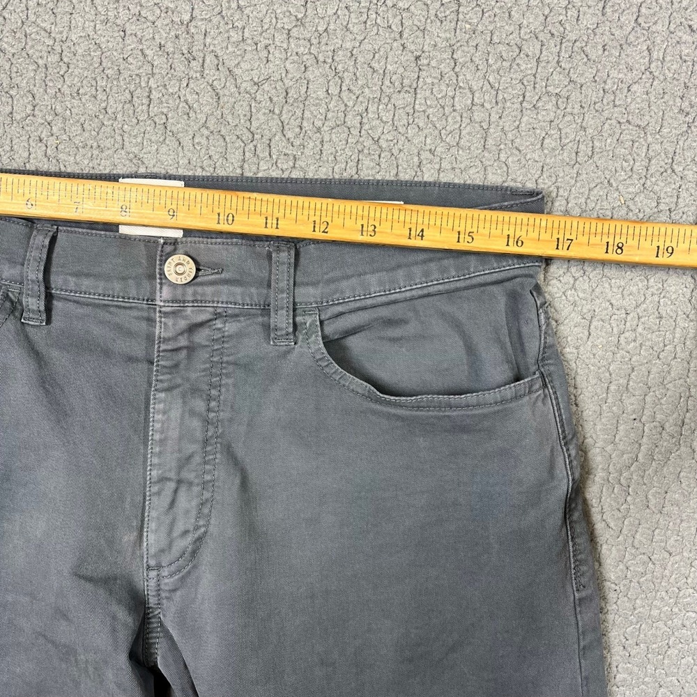 Flint and Tinder 365 Pants Mens Size 33 Grey Slim Fit Cotton Stretch Chinos 5400 - Picture 8 of 12